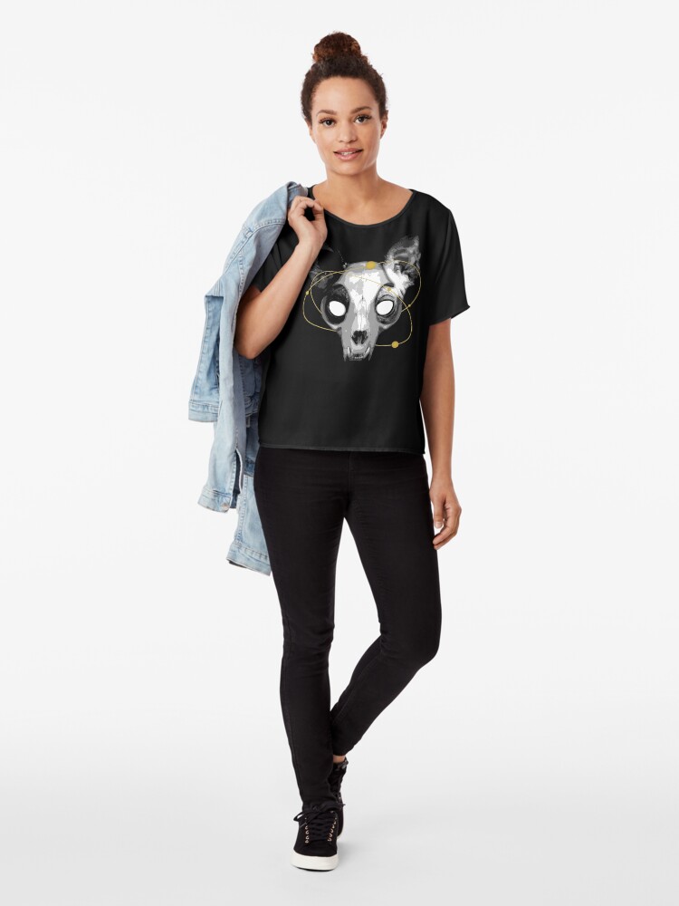 Alternate view of The Lord of Death Chiffon Top