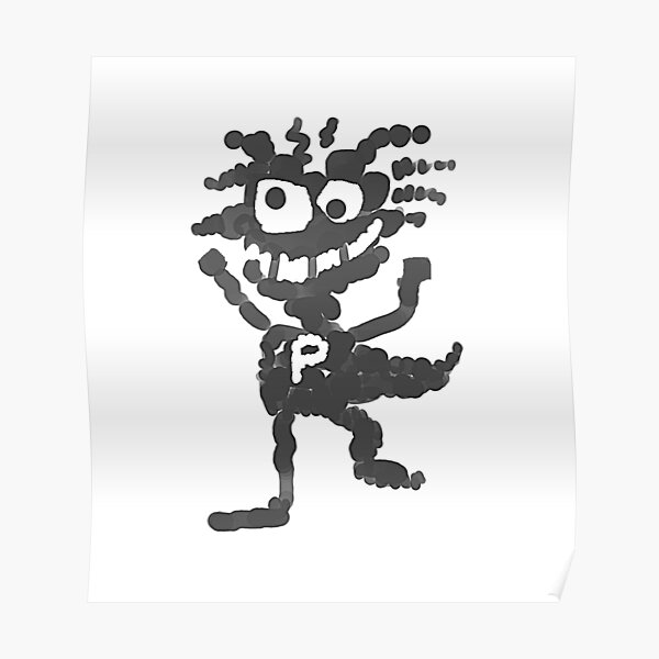 Kapitän Pixel Typ Poster