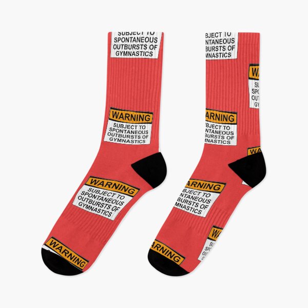 Item preview, WARNING: SUBJECT TO SPONTANEOUS OUTBURSTS OF GYMNASTICS designed and sold by Bundjum.