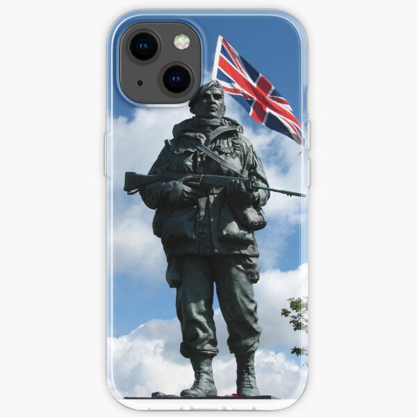 Royal Marines Statue, Portsmouth iPhone Soft Case