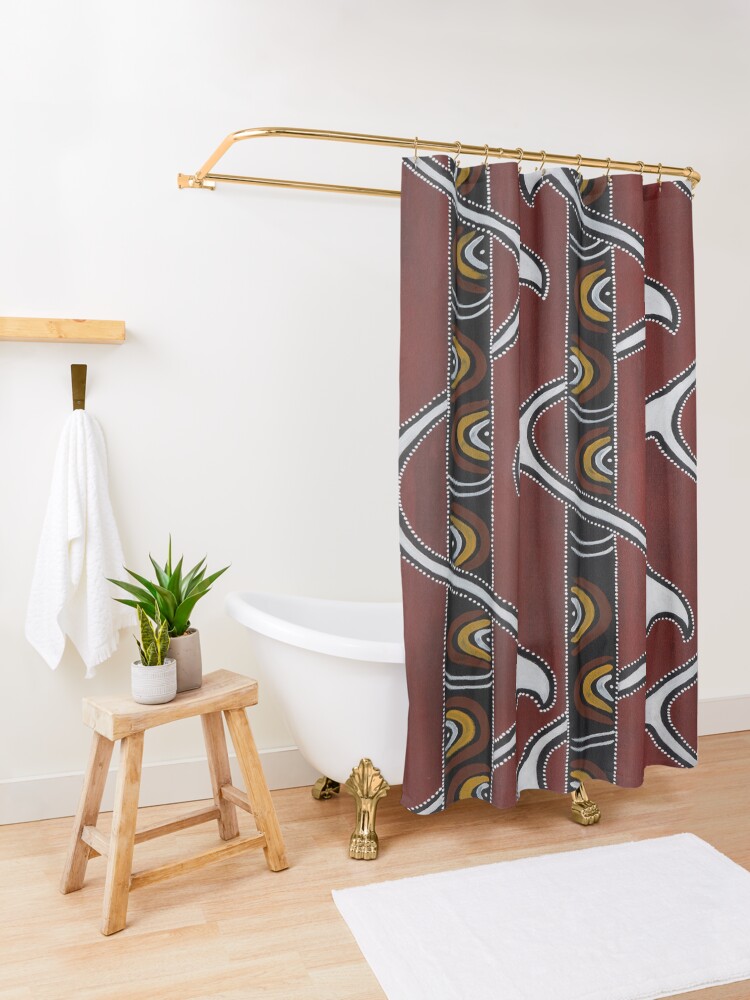 Alternate view of Bukal Shower Curtain