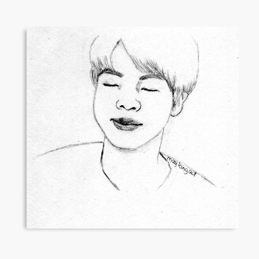 BTS Jin, smiling