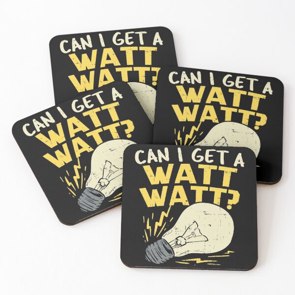 Item preview, Can I Get A Watt Watt? Electrician Electrical designed and sold by Wobbel.