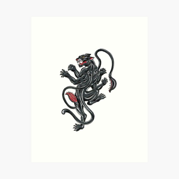Displacer Beast traditional tattoo Art Print