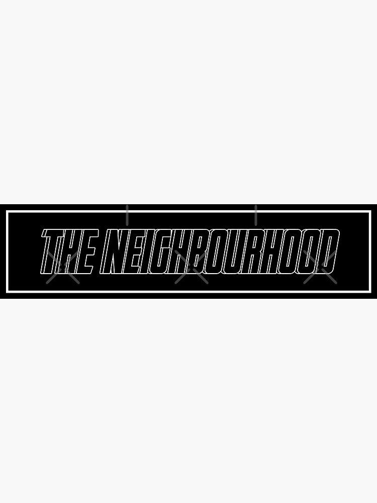 the neighbourhood neighborhood Sticker for Sale by Jacob Conner