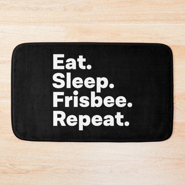 Item preview, Eat Sleep Frisbee Repeat designed and sold by teesaurus.
