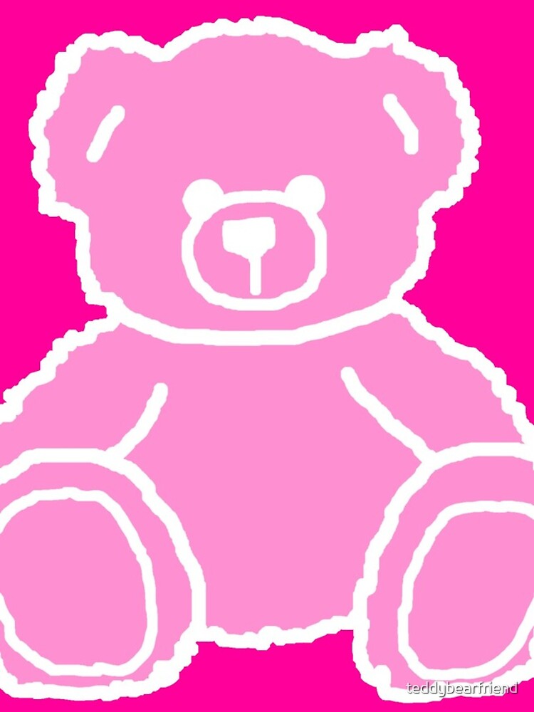 Pink Teddy Bear iPhone Case