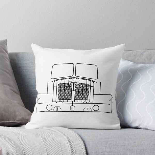Item preview, Thornycroft Mighty Antar classic heavy truck outline graphic (black) designed and sold by soitwouldseem.