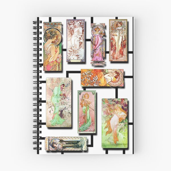 Artikelvorschau, Alphonse Mucha-Collage 01 entworfen und verkauft von Xzendor7 Digital Art Creations.