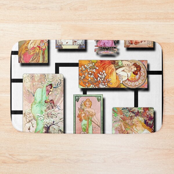 Item preview, Alfonso Mucha Collage 01 designed and sold by Xzendor7 Digital Art Creations.