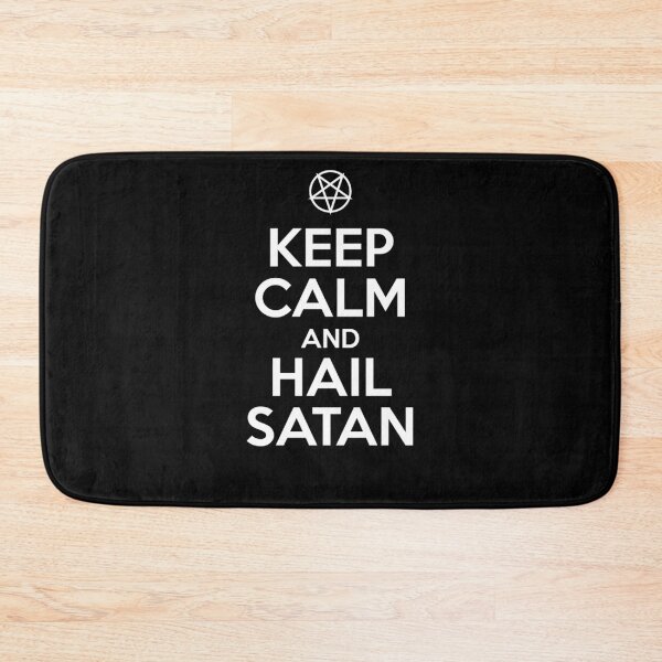 Item preview, Keep calm and hail satan satanic satanism lucifer devil designed and sold by Teeward.