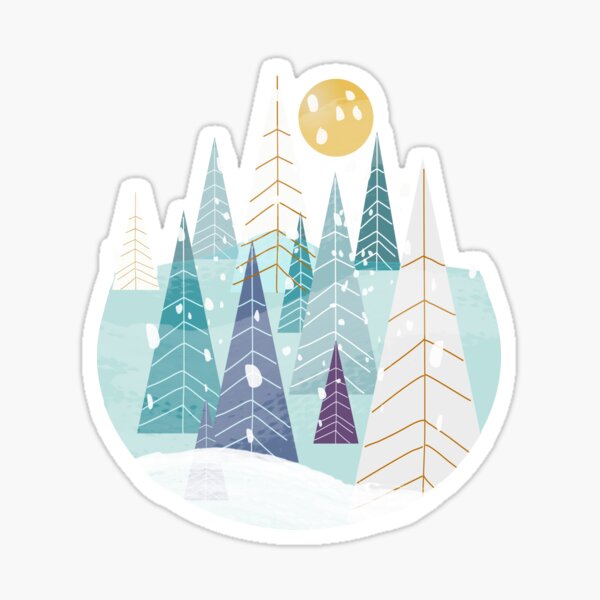 Winter Landscape Sticker