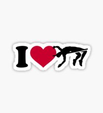 I love High jump Sticker