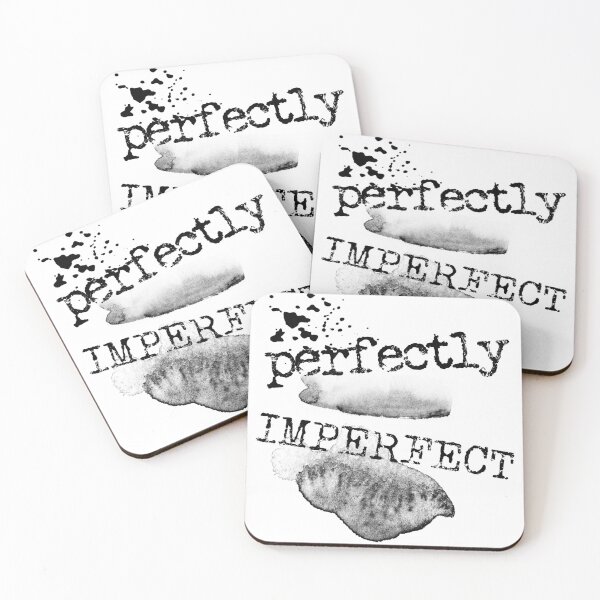 Item preview, Perfectly imperfect typography text art quote by Word Fandom - wordfandom designed and sold by Kerry Pritchard.