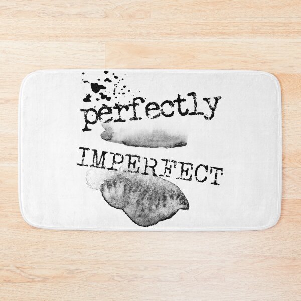 Aperçu de l'œuvre Perfectly imperfect typography text art quote by Word Fandom - wordfandom créée et vendue par Kerry Pritchard.
