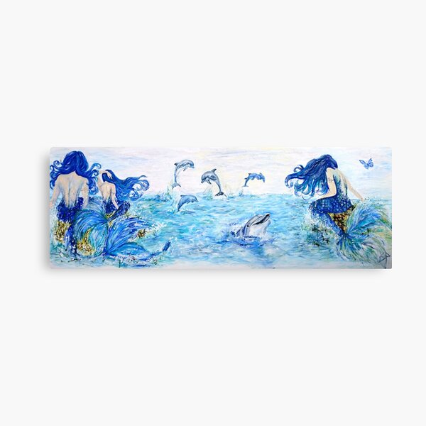 Dolphins Canvas Print