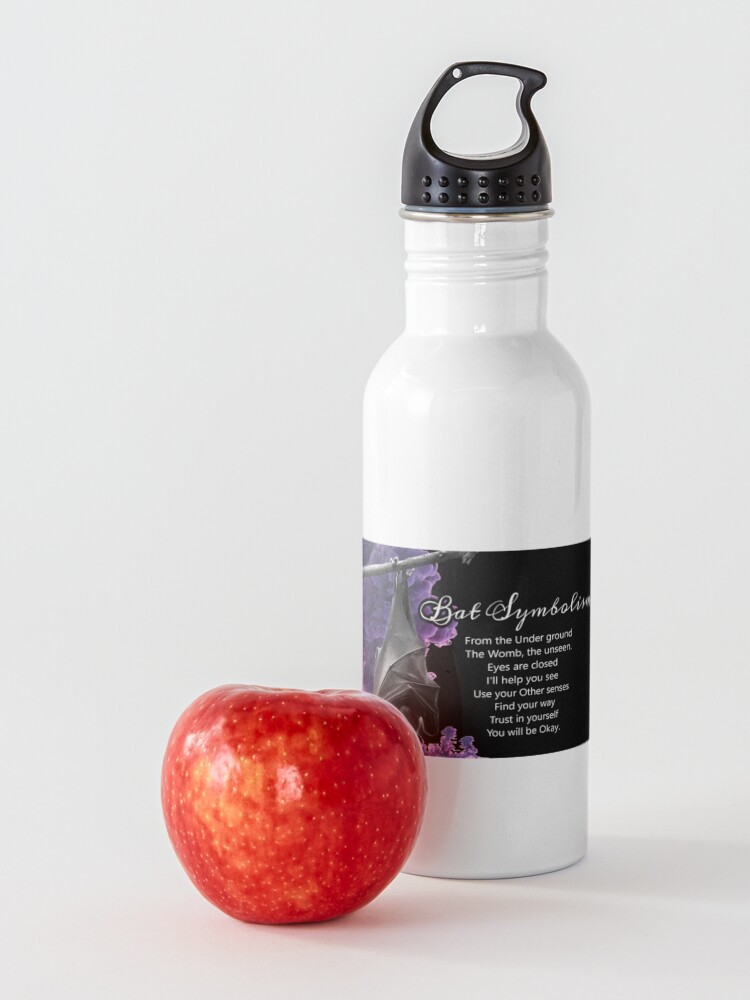Alternate view of Bat Symbolism Water Bottle