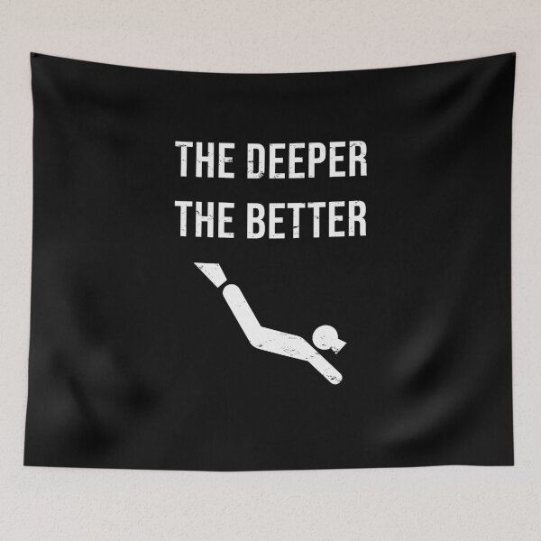 Item preview, The deeper, the better - diver designed and sold by kailukask.