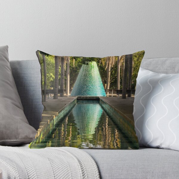 Item preview, Reflecting Pool and Cool Conical Fountain in Parque das Nacoes Lisbon Portugal designed and sold by Georgia Mizuleva.