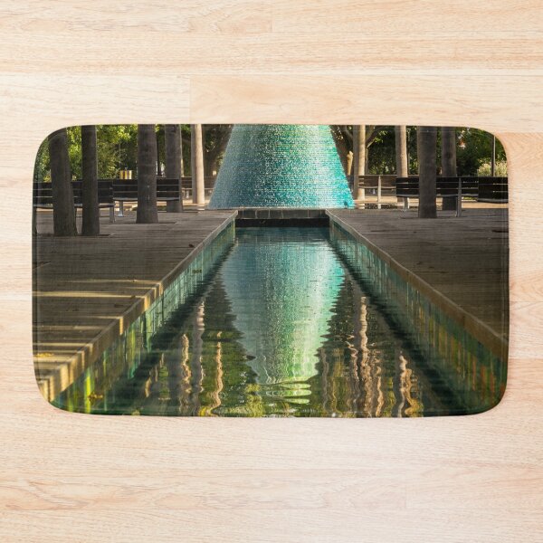 Item preview, Reflecting Pool and Cool Conical Fountain in Parque das Nacoes Lisbon Portugal designed and sold by Georgia Mizuleva.