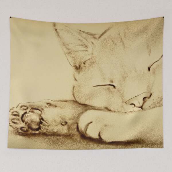 Item preview, Sleepy Cat designed and sold by sandexperiment.