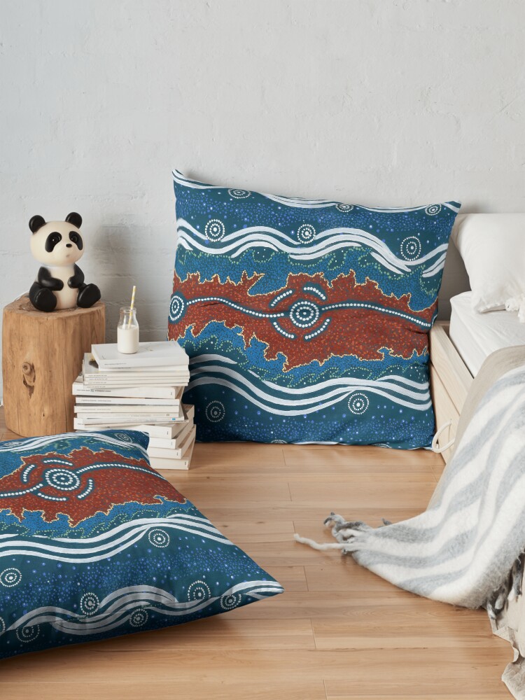 Alternate view of 3 Lore / Creation Story Floor Pillow