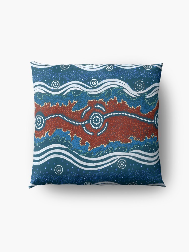 Alternate view of 3 Lore / Creation Story Floor Pillow