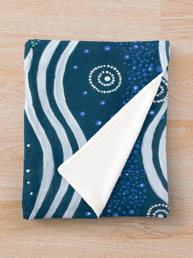 Alternate view of 3 Lore / Creation Story Throw Blanket