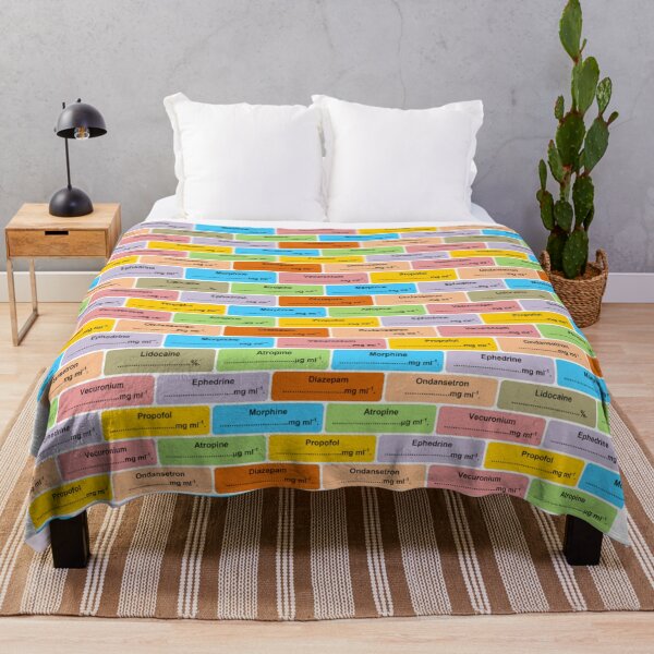 Item preview, Anesthesia Drug Label Pattern Anaesthesia designed and sold by VersiMerch.