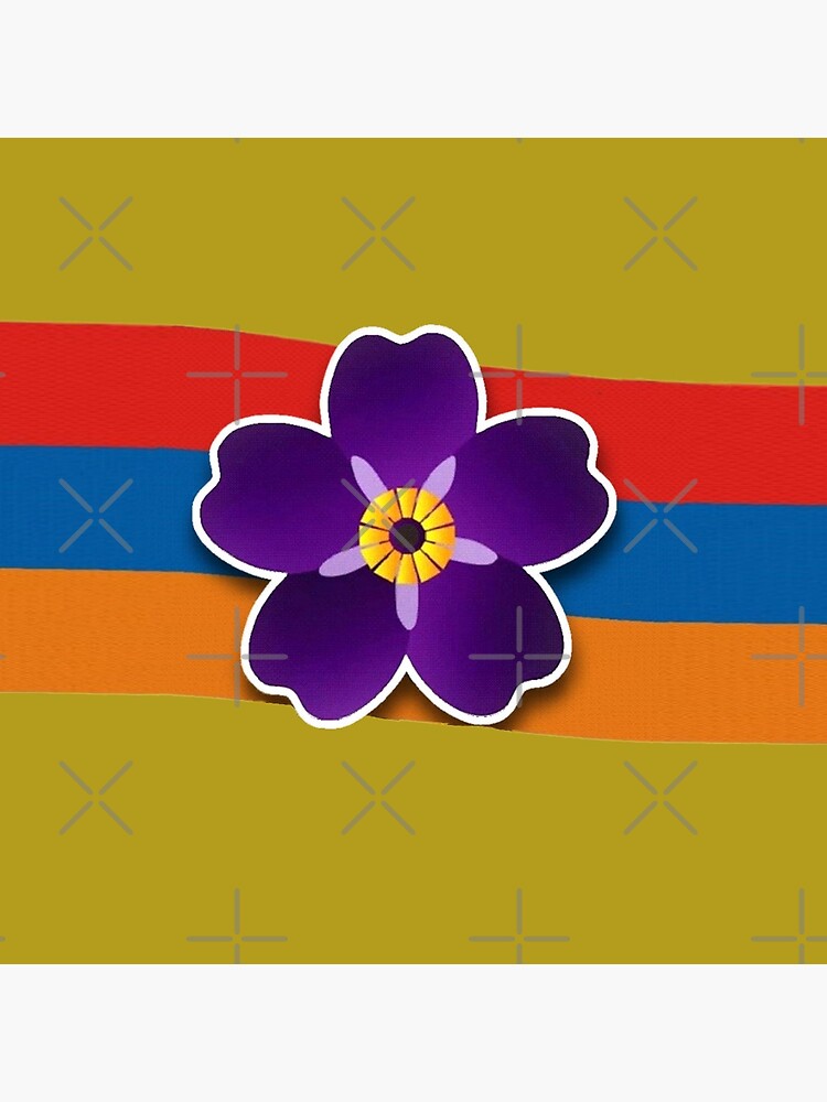 “Armenian Forget me Not Flower” Coasters (Set of 4) for Sale by