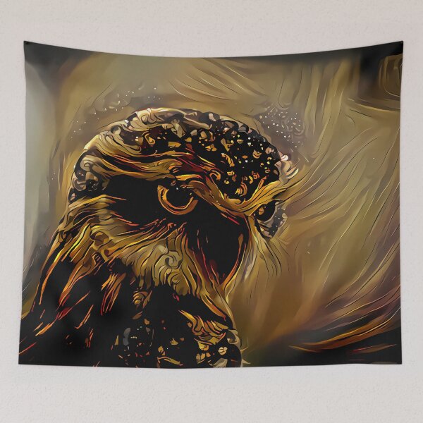 Item preview, Fractal owl designed and sold by watwateroo.