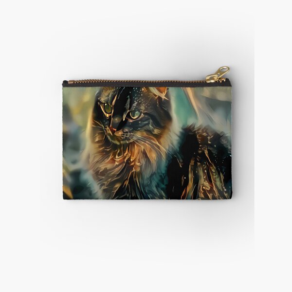 Item preview, metallic cat designed and sold by watwateroo.