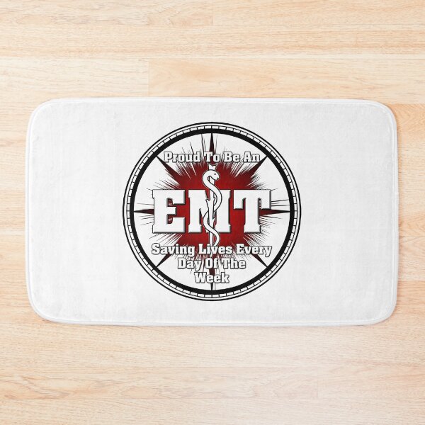 Item preview, Proud To Be An EMT Typography Emblem designed and sold by Xzendor7 Digital Art Creations.