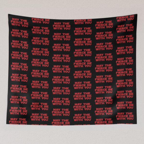 Item preview, May the Fierce be with You (red, bold) designed and sold by AllQueerHere.