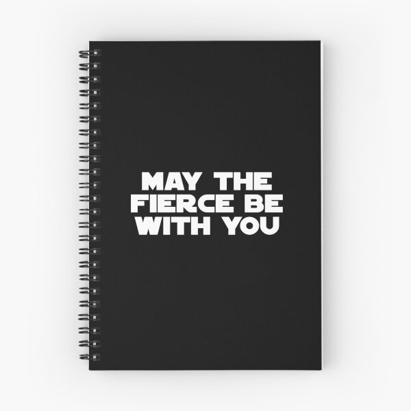 Item preview, May the Fierce be with You (white, bold) designed and sold by AllQueerHere.