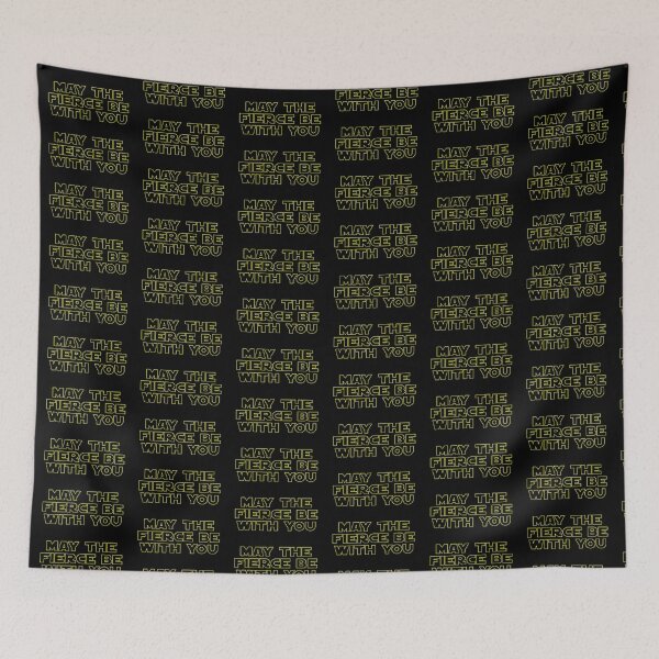 Item preview, May the Fierce be with You (yellow, outline) designed and sold by AllQueerHere.