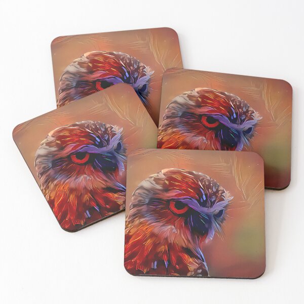 Item preview, fire owl designed and sold by watwateroo.