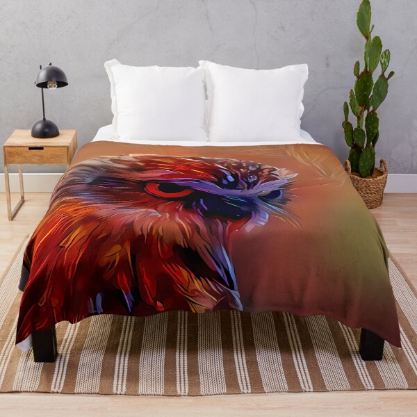 Item preview, fire owl designed and sold by watwateroo.