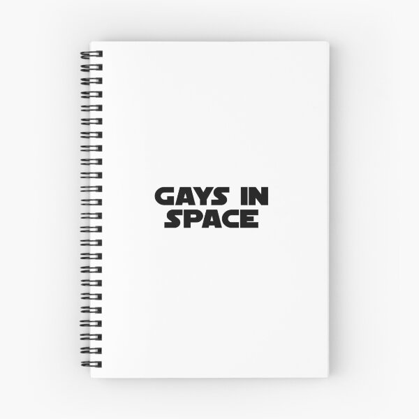 Item preview, Gays in Space (black, bold) designed and sold by AllQueerHere.