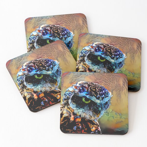 Item preview, Fractal owl designed and sold by watwateroo.