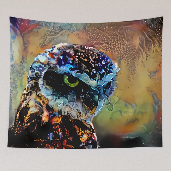 Item preview, Fractal owl designed and sold by watwateroo.