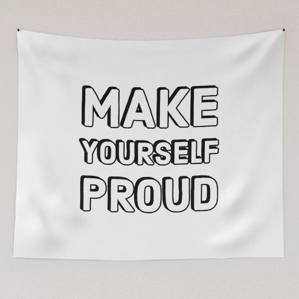 Item preview, MAKE YOURSELF PROUD - positive affirmations designed and sold by Inspirationmotivation.