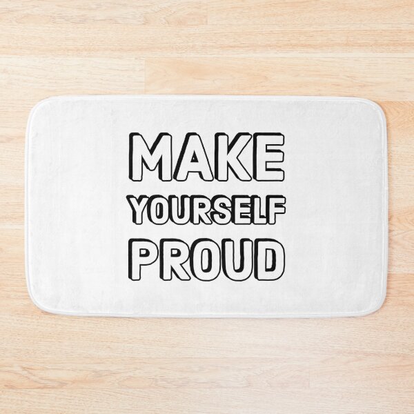 Item preview, MAKE YOURSELF PROUD - positive affirmations designed and sold by Inspirationmotivation.