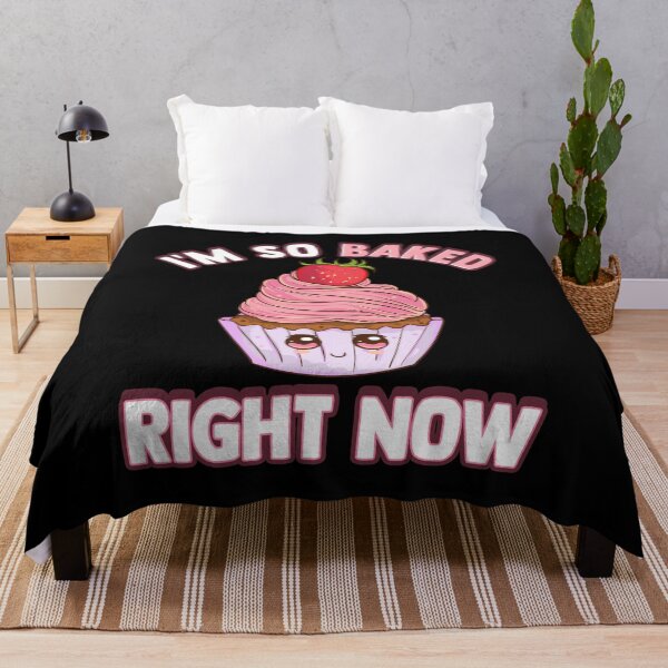 Item preview, Cute & Funny I'm So Baked Right Now Cupcake Pun designed and sold by perfectpresents.