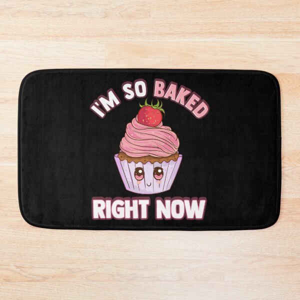 Item preview, Cute & Funny I'm So Baked Right Now Cupcake Pun designed and sold by perfectpresents.