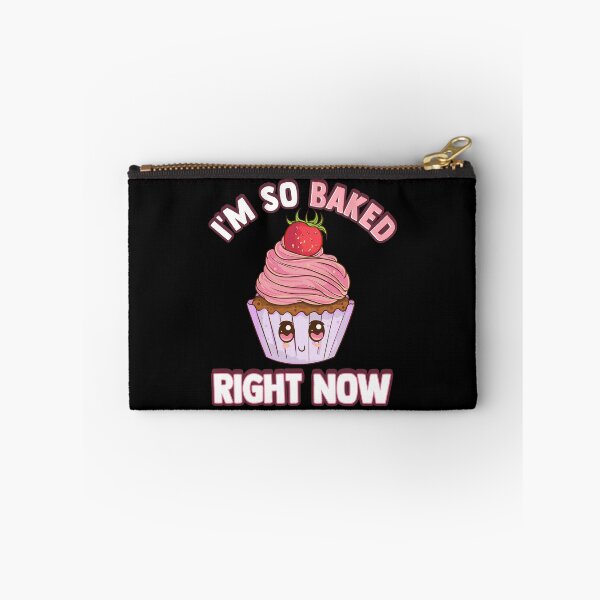 Item preview, Cute & Funny I'm So Baked Right Now Cupcake Pun designed and sold by perfectpresents.