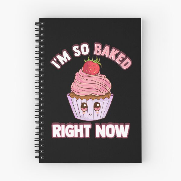 Item preview, Cute & Funny I'm So Baked Right Now Cupcake Pun designed and sold by perfectpresents.
