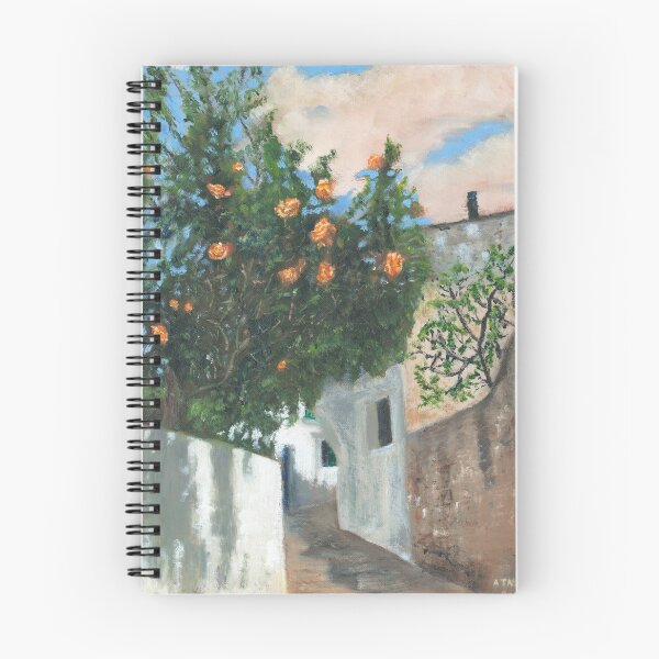 Item preview, Naxos Village Scene, Greek Islands designed and sold by atbenjaminart.