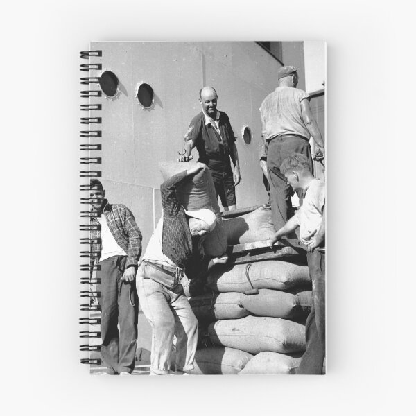 Item preview, Loading wheat, Darling Harbour, Sydney, Australia c1935 designed and sold by anmm.