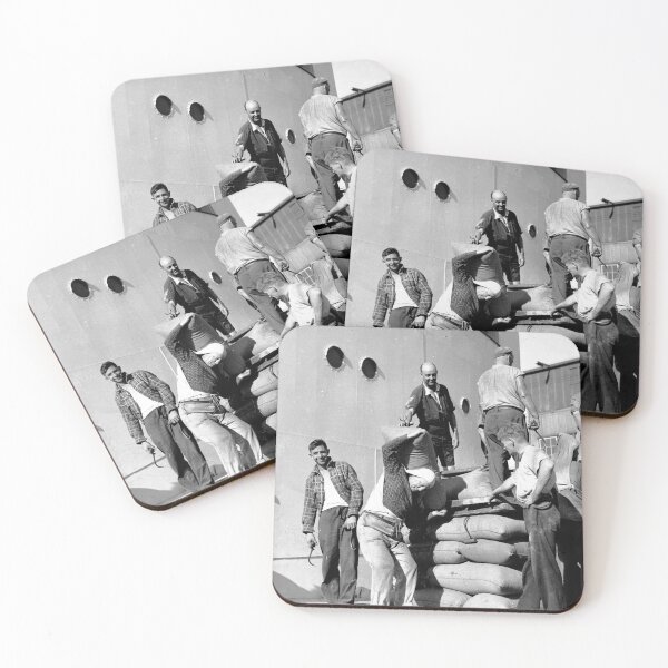 Item preview, Loading wheat, Darling Harbour, Sydney, Australia c1935 designed and sold by anmm.